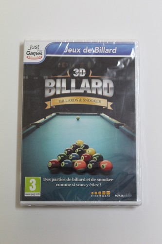 Gioco biliardo pc dvd - 3d,