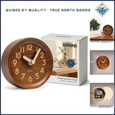 Orologio compatto in legno di