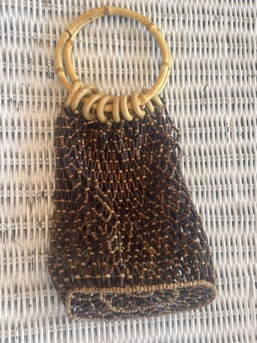 Borsa spiaggia legno con - in,