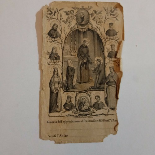 Antico santino holy card 800 - antico,
