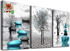 Quadri Nero Bianco Turquoise