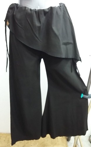 Pantalone effetto lino - , con