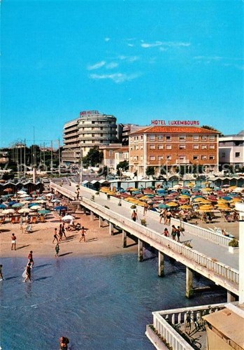 Senigallia strand bruecke - strand,