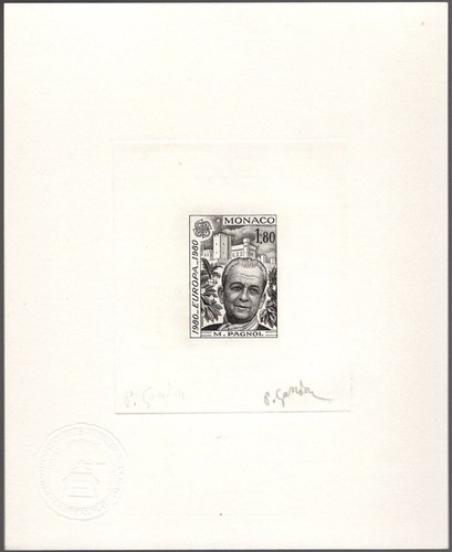 Monaco 1980 epreuve artiste - epreuve,