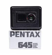 PENTAX 645 FILM HOLDER 120 W/C Con supporto posteriore e scatola