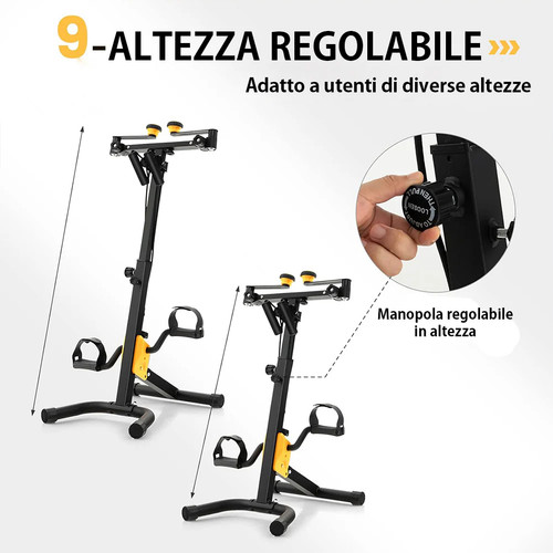 Pedaliera allenamento braccia - allenamento,