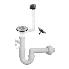 Sifone a 1 via per lavelli in