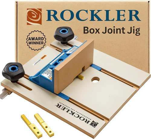 Router table box joint jig - jig,