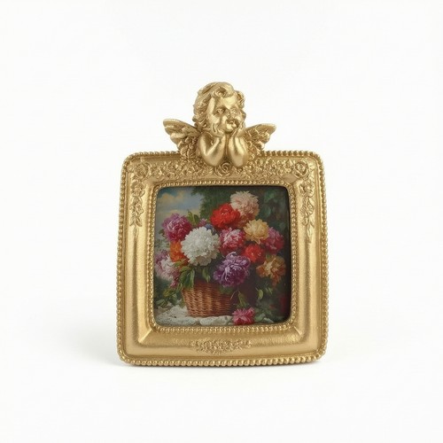 Cornice con angioletto dorata - angioletto,