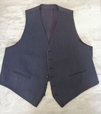 PANCIOTTO  Blu gessato casual e formale. Originale Anni 70 Taglia M, pezzo unico