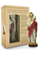 Statua Statuetta di Gesù Buon Pastore in resina in Confezione Regalo 12 cm