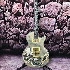 Chitarra elettrica personalizzata in fabbrica Les Shell Loong Flame Maple Top