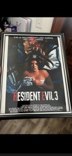resident evil 3 retro poster