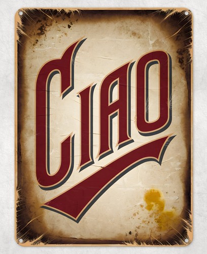 Ciao saluto italiano poster - ciao,