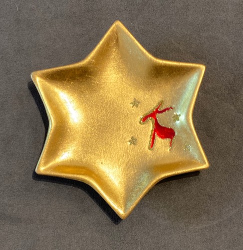 Piattino stella natale con - piattino,