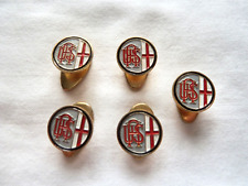 LOTTO DI 5 DISTINTIVI PIN CALCIO ALESSANDRIA FOOTBALL SOCCER con piedino