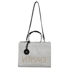 Borsa VERSACE bianca manico