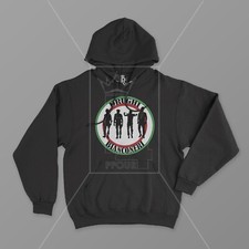 Felpa Drughi bianconeri, Curva sud Torino. Felpa da Stadio con cappuccio felpata