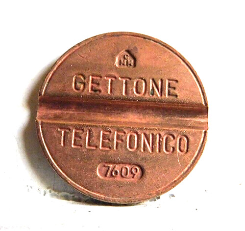 Gettone telefonico zecca cmm - telefonico,