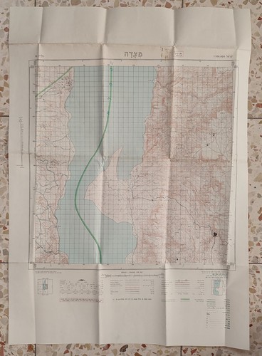 Masada mappa del mar morto - mar, e