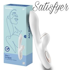 Satisfyer Pro G-Spot Rabbit Vibrator with Clit Air Pulse Stimulator + Vibration