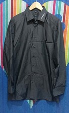 Camicia  da uomo manica lunga Olymp  in cotone colore grigio scuro taglia XL