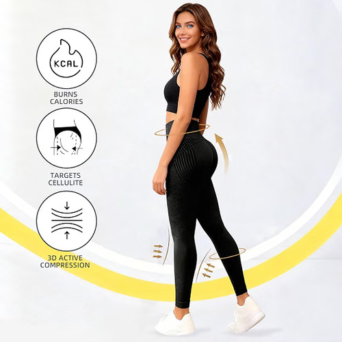 Leggins anticellulite donna - leggins,