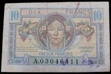 10 franchi del tesoro francesi