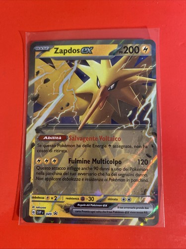Zapdos svp 049 promo - zapdos, ex