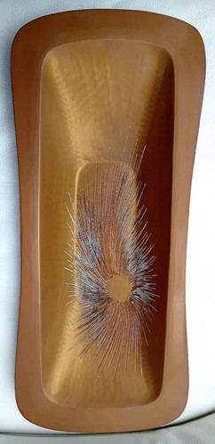 Centrotavola vassoio ottone - centrotavola, in