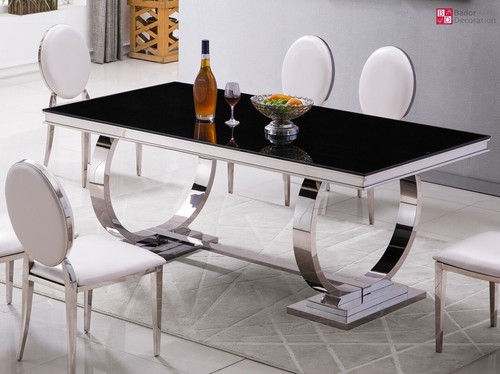 Design tavolo pranzo nero - tavolo,