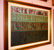 RICCARDO LICATA Olio TELA tano festa,mario schifano,virgilio guidi,franco angeli