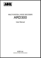 AOR - ARD300 Manuale