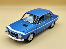 1/18 Renault 12 R12 Gordini Bleu 1971 Solido Prestige
