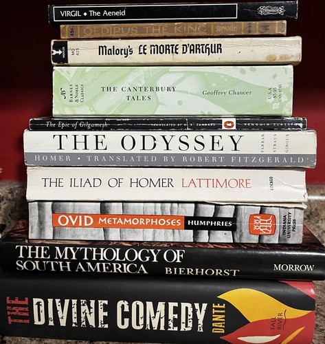 Book lot myths mythology - myths,