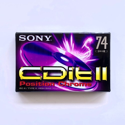 Audio cassetta sony - cassetta, 74