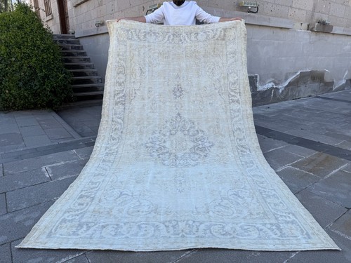 Tappeto turco vintage oushak - tappeto,