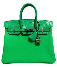 Hermes Birkin 25 Touch Vert