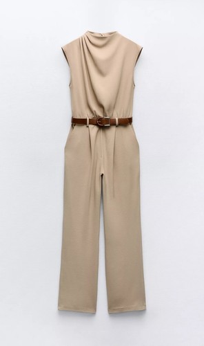 Zara crepe jumpsuit - zara,