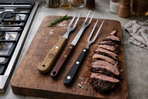 Intaglio carne acciaio - carne, inox
