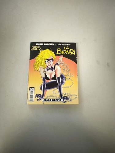 Fumetto bionda colpo doppio - la,