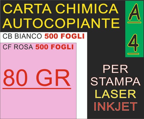 500x2 fogli chimica - fogli, a4