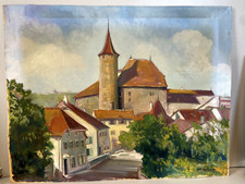 ANTICO DIPINTO OLIO CARTONE