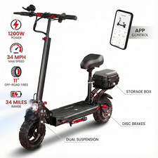 1200W Adult E-Scooter 25/34Mi