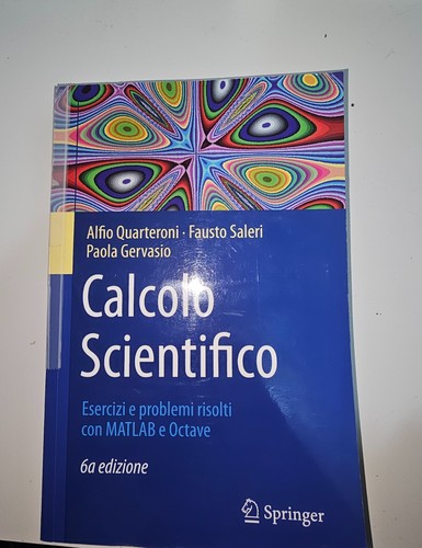 Calcolo scientifico esercizi - calcolo,