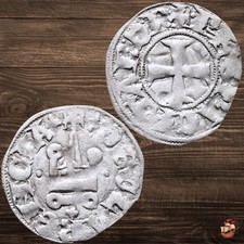 Moneta Crociata Medievale - Achea - Filippo di Taranto (1307-1313) @g694