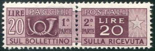 1952 repubblica pacchi ruota - pacchi,