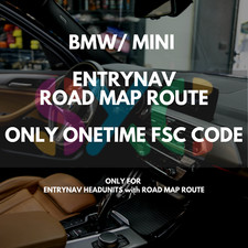 BMW MINI Road Map Update Sat Nav 2024 2025 ENTRYNAV ROUTE ONLY FSC CODE