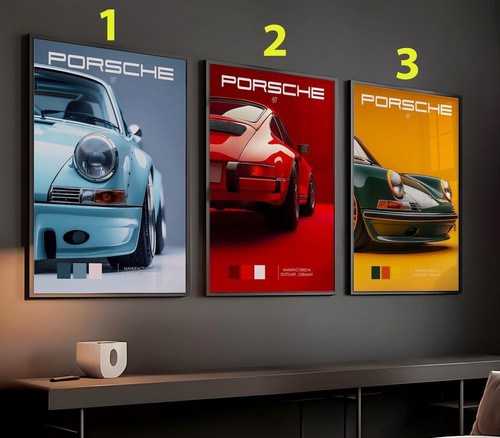 Poster porsche 911 serie - poster,
