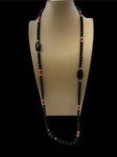 COLLANA CORALLO E ONICE